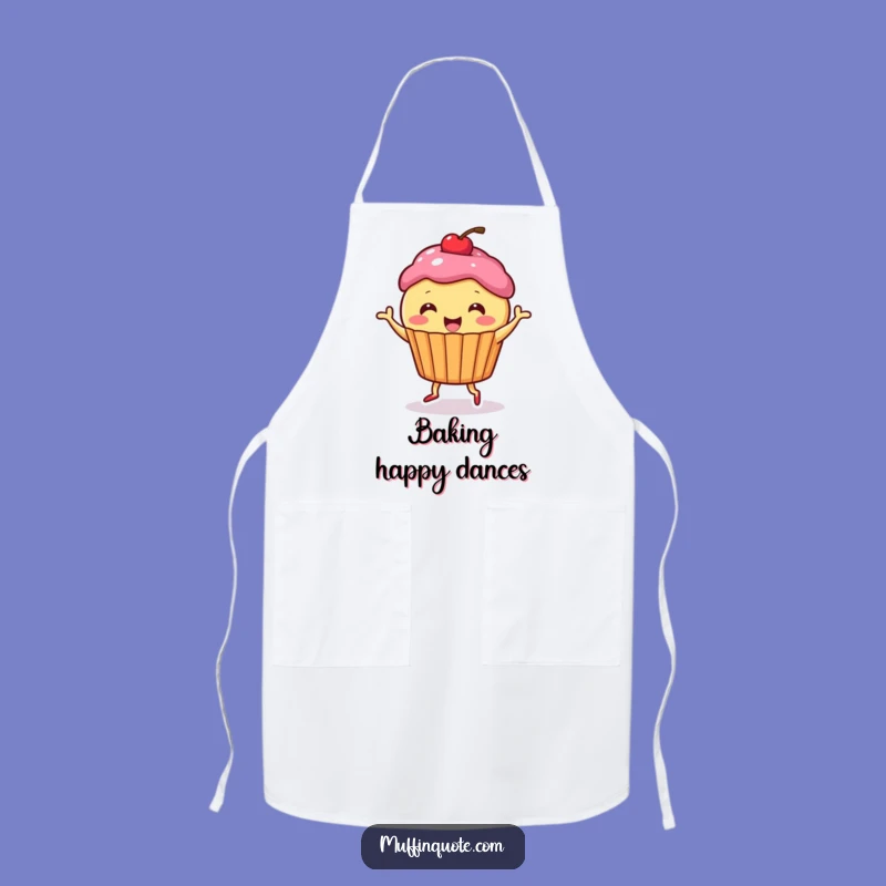 Funny Muffin Dance Apron - Bake with Joy and Humor