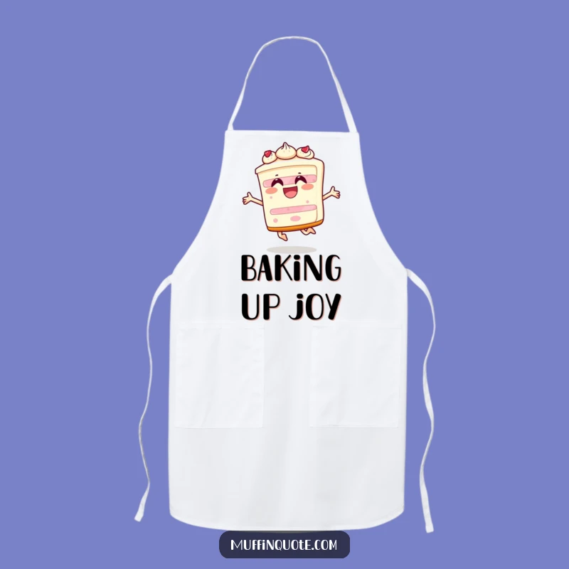 Funny Cake Celebration Apron: Bake and Leap with Joy This Season