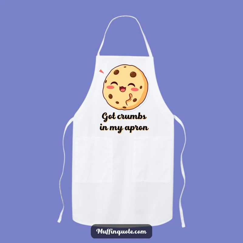 Funny Cookie Bite Apron: Chortling Kitchen Fun, Ideal Funny Gift for Bakers