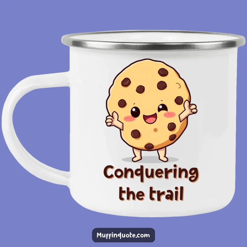 Funny Cookie Hero Camping Mug: Fuel Your Adventures, Perfect Gift for Brave Campers