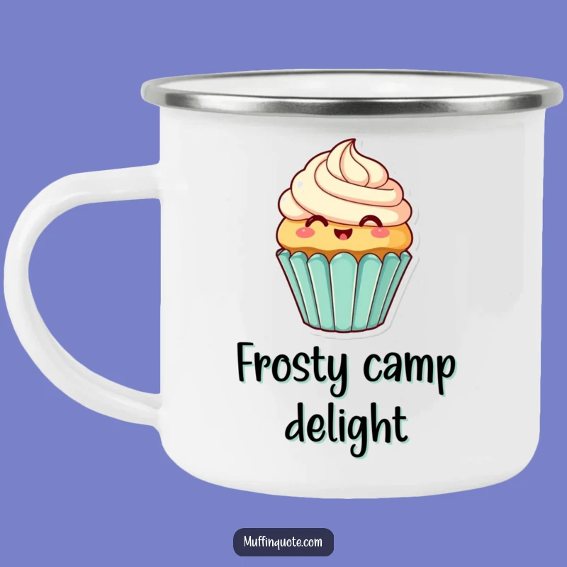 Funny Cupcake Frosting Camping Mug - Sweet Adventures Outdoors