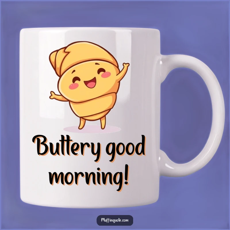 Funny Croissant Jig Mug: A Deliciously Amusing Breakfast Treat Gift