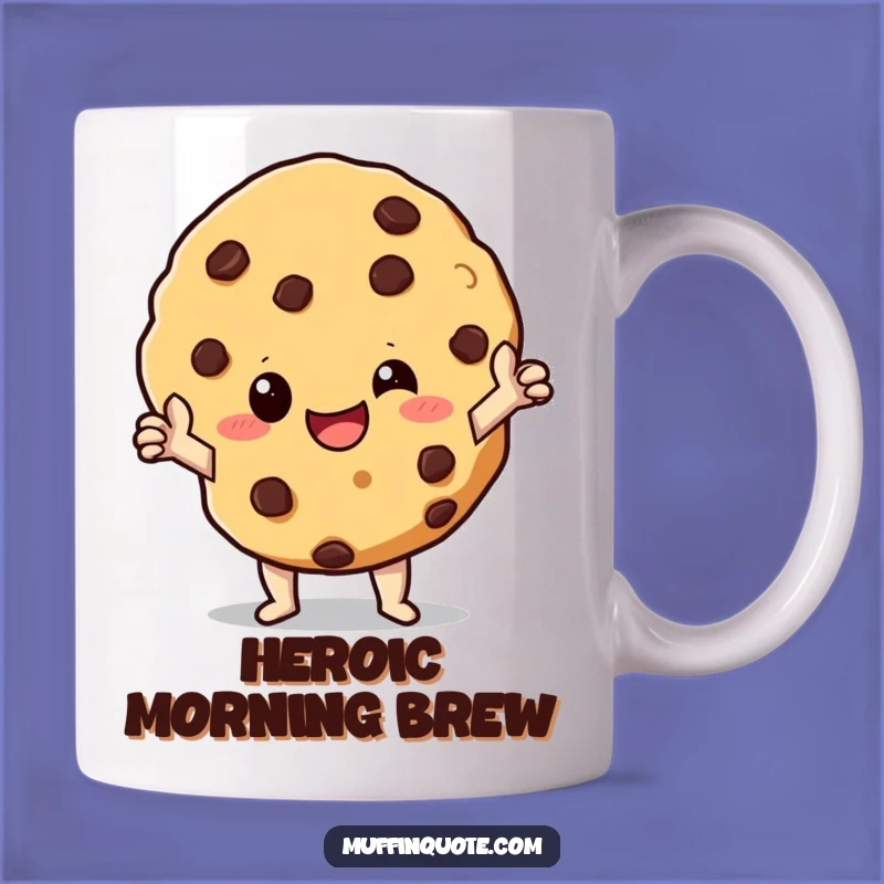 Funny Cookie Hero Mug: Giggles & Chocolate Chips, Perfect Gift for Sweet Superheroes