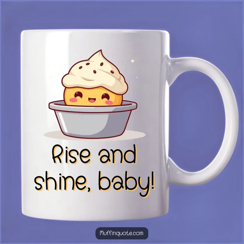 Funny Bubbly Muffin Mug - Start Your Day with a Sweet Pop of Humor!