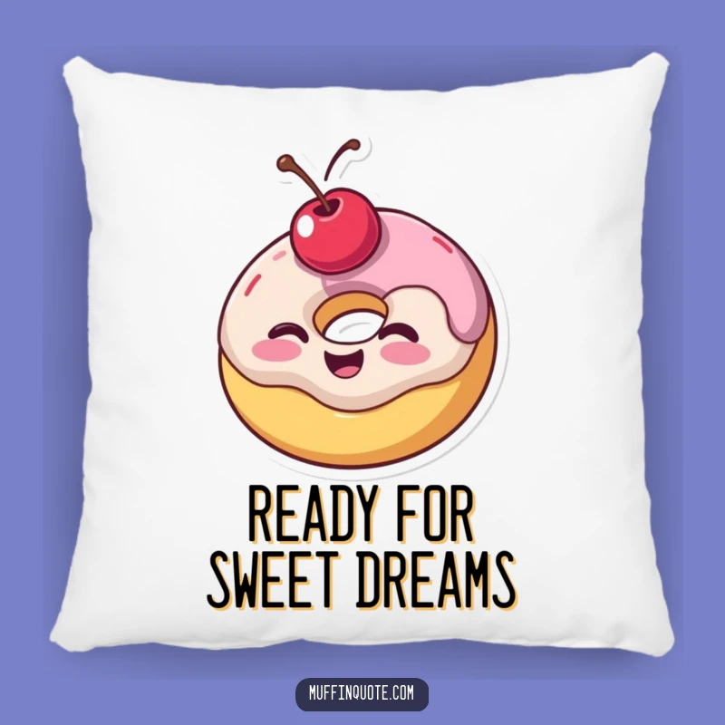 Funny Cozy Donut Pillow - Sweet Comfort with a Wink