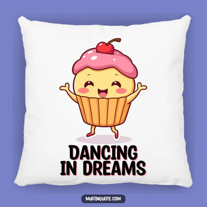 Funny Muffin Dance Pillow - Cozy Comfort for Sweet Dreams