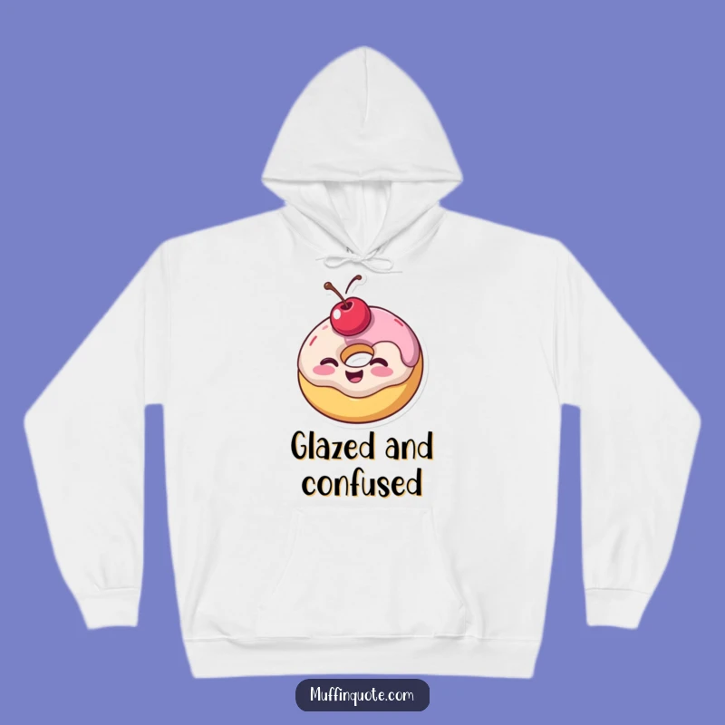 Funny Cozy Donut Hoodie - Sweet Winks for Warm Comfort