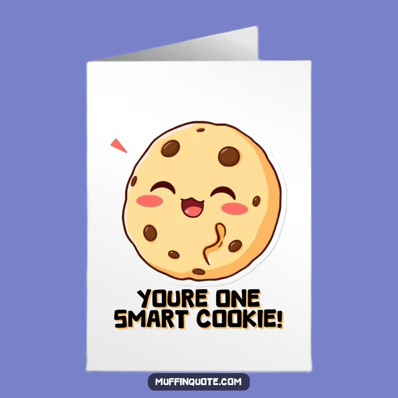 Free Printable Congrats Card: Chortling Cookie Cheers, Perfect Funny Downloadable Gift