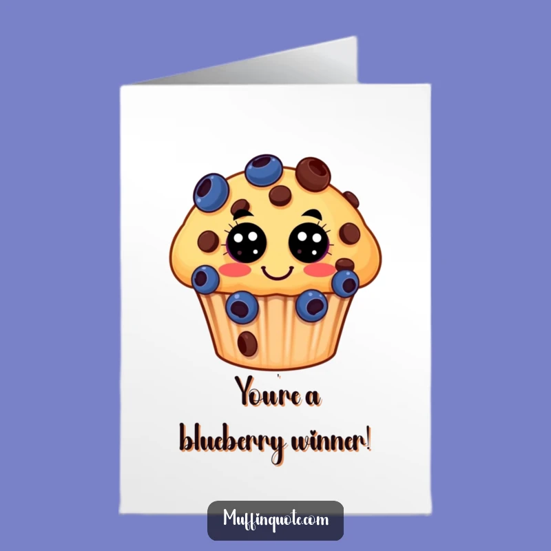 Free Printable Congrats Card: Juggling Muffin Success - Funny DIY Downloadable