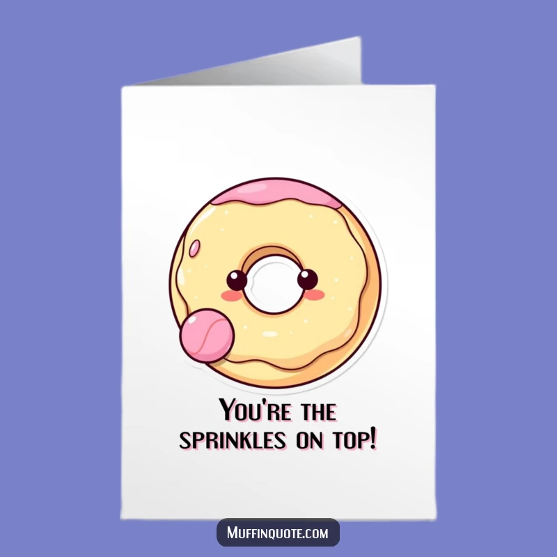 Free Printable Donut Congratulations Card: Funny Bouncing Ball Design for a Joyful Downloadable