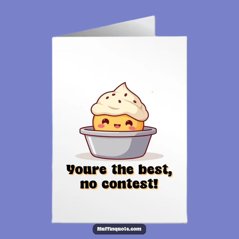 Free Printable Thank You Card: Bubbly Muffin - Thanks a Bunch!