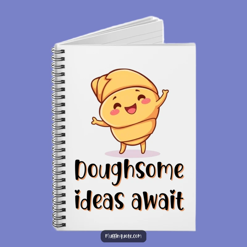 Funny Croissant Jig Notebook: Jot Down Ideas With Buttery Delight!