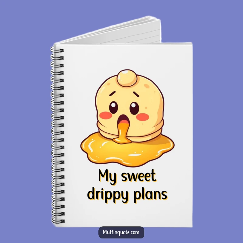 Funny Pancake Syrup Notebook: Jot Down Ideas with Breakfast Glee