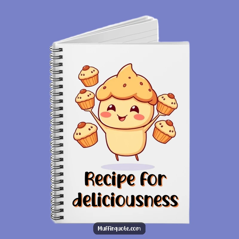 Funny Muffin Juggling Notebook: Jot Down Your Baking Dreams, a Hilarious Gift