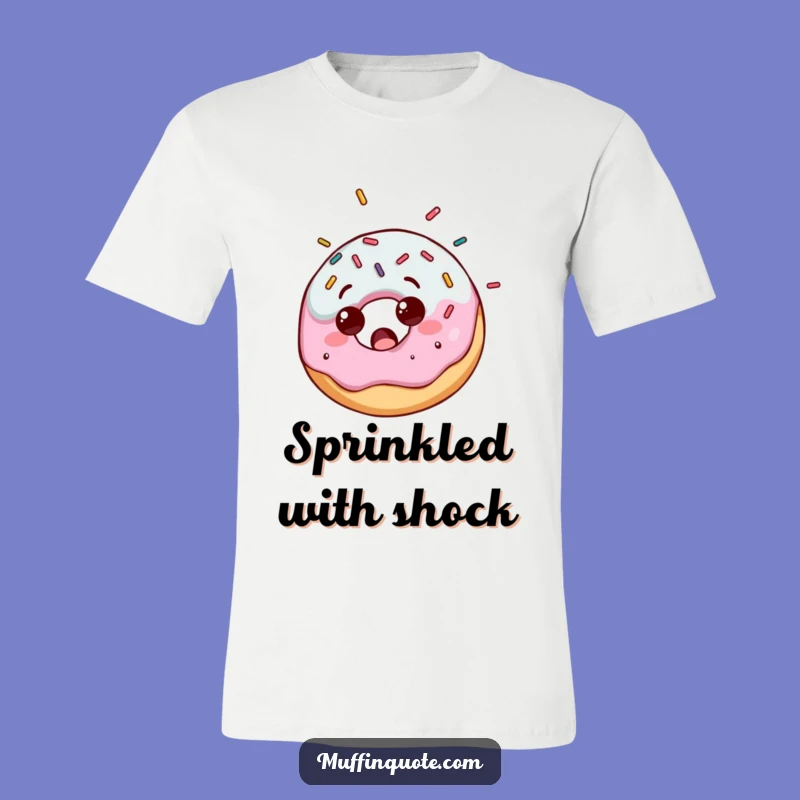 Funny Donut Sprinkle Surprise T-Shirt: Wear Your Delight with Sweet Style