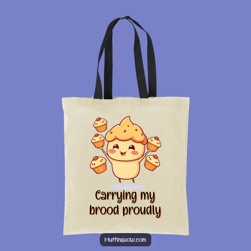 Funny Muffin Juggling Tote Bag: Carry Your Treats, a Hilarious Gift