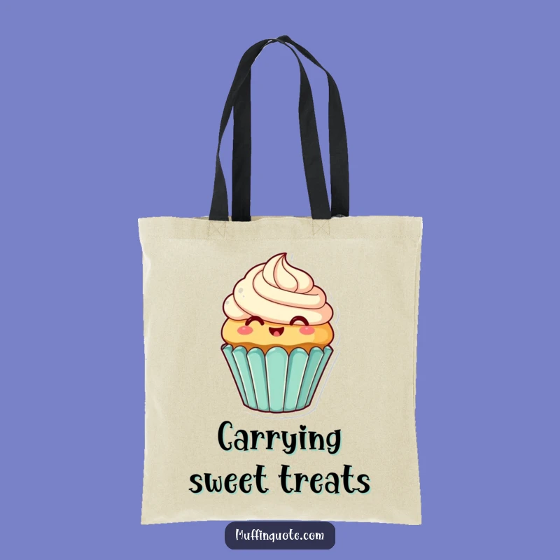 Funny Cupcake Frosting Tote Bag - Carry Your Sweetness Around